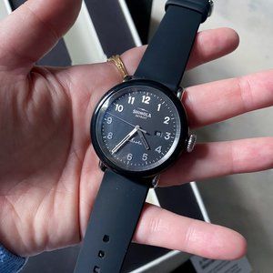 Shinola Detrola Watch Black Model D